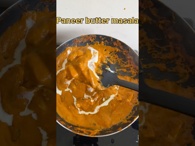 Paneer butter masala🧈🥘#trendingshorts #paneerbuttermasala #paneerrecipe #receipevideo #cooking