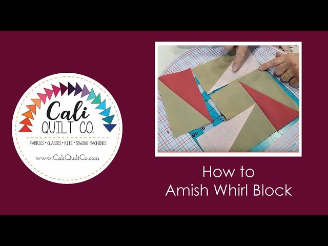 Spring Mystery Box Block 7- Amish Whirl