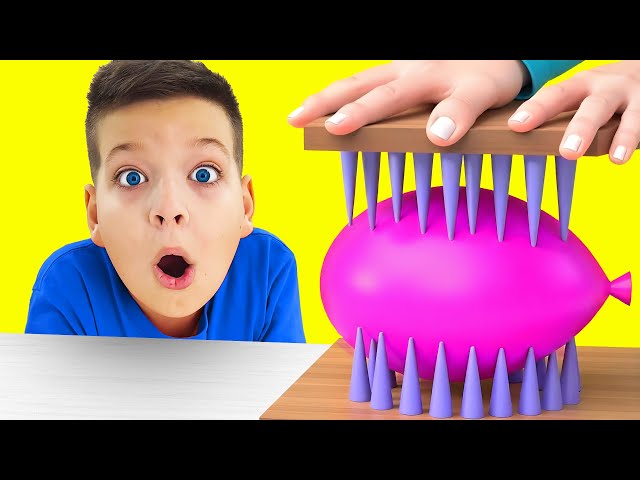 Balloons Pop Kids Song | Learn Science with Experiments for Kids