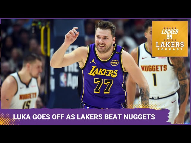 Luka Dončić Breaks Out, Scores 32 as Lakers Rout the Nuggets 123-100!