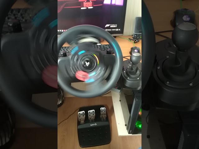 😱Power On Logitech G29 Force feedback steering wheel