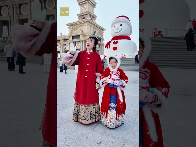 Chinese influencer and her daughter back Asian Winter Games