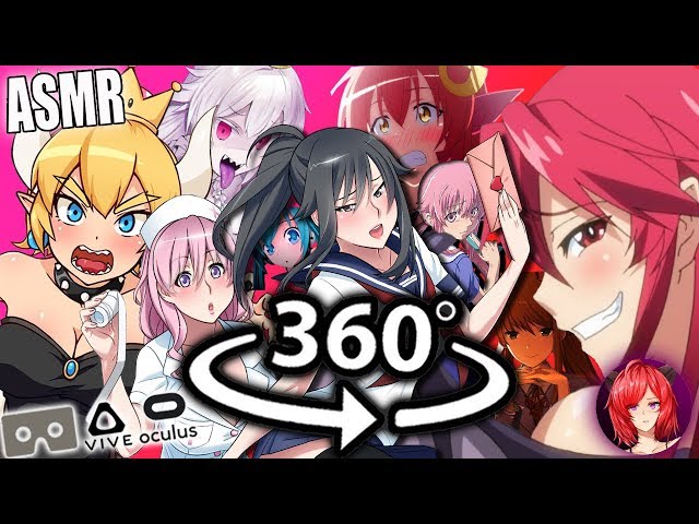 Anime Girls Giving You Attention~ [ASMR] 360 10HOURS: Yan Vampire, Yan Sim, DDLC, Ect 360 VR