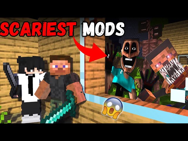 I Added 120 HORROR MODS in Minecraft (BIG MISTAKE😭)