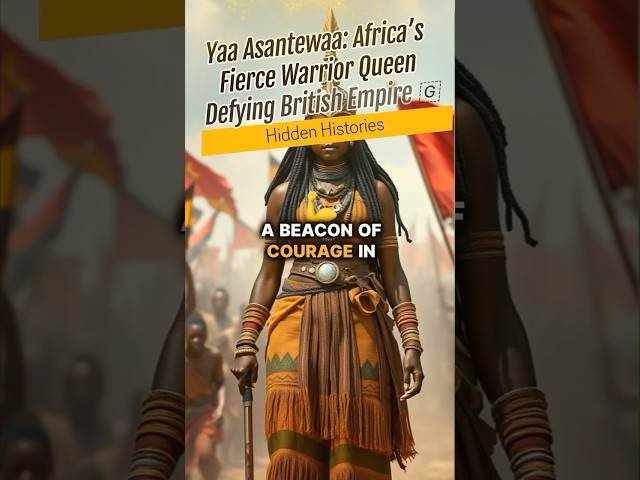 Yaa Asantewaa: Africa’s Fierce Warrior Queen Defying British Empire  #africanhistory  #blackhistory