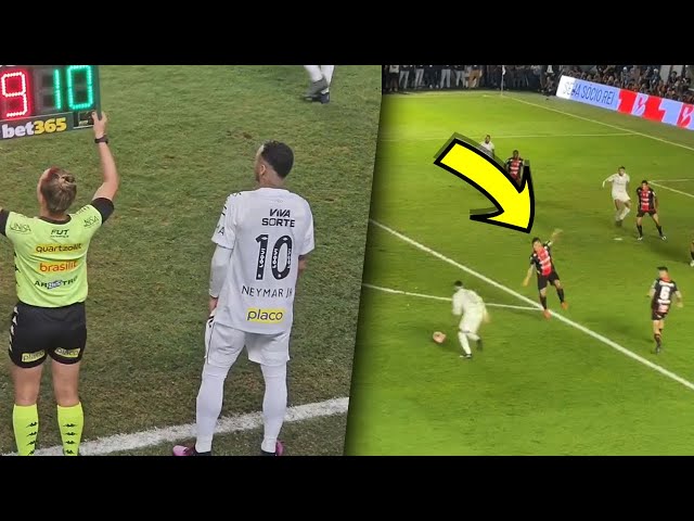 Neymar Santos Debut vs Botafogo - Crazy Skills & Comeback