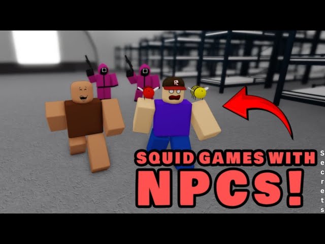 Revealing secrets in Roblox "[VC] Squid Game but with NPCs and FREE ADMIN!".