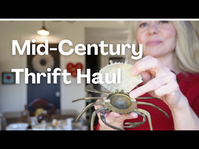 Thrift Haul | Mid-Century Modern Decor