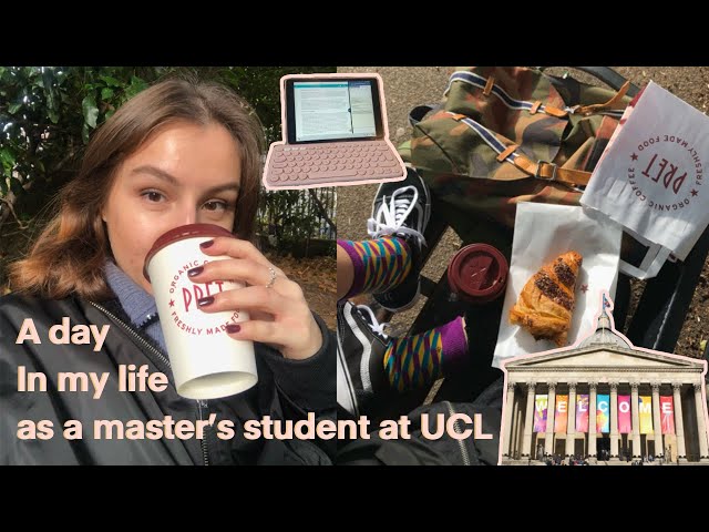 UCL Diaries: A day in my life as a master's student - study with me