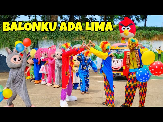 LABUBU - BALONKU ADA LIMA| ONDEL-ONDEL BADUT-BADUT LUCU JOGET BALONKU