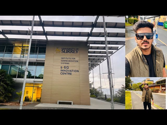 My First Vlog in 🇬🇧 || University of Surrey || Guildford || University Tour 😍