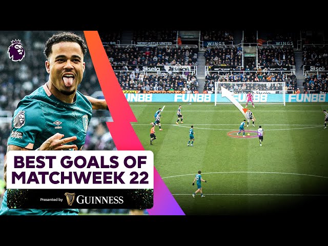 The BEST Goals of Matchweek 22 | Kluivert, Nunez, Watkins and MORE!