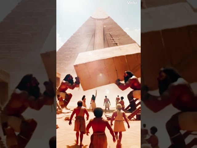 "Rise of the Giants: AI-Generated Pyramids 🌟"#AI #ArtificialIntelligence#AIArt##futureofai #history