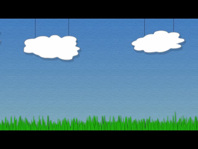 Background langit berjalan kartun | Background Animasi anak FULL HD