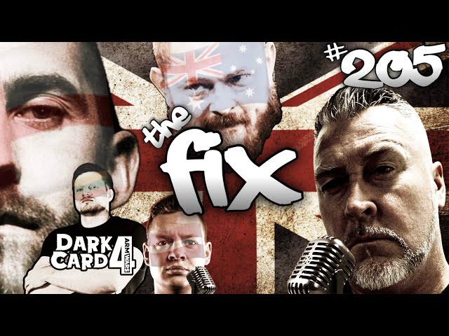 THE FIX 205 RYAN 'SLIM SHADY' BOWEN V TOM HOLLAND & ARM WARS DARK CARD 4- ARMWRESTLING SPECTACULAR !