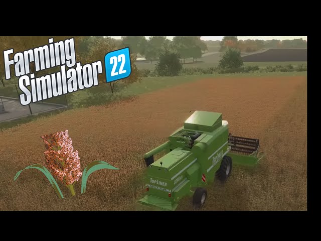 Farming Simulator 22 - Harvesting Sorghum