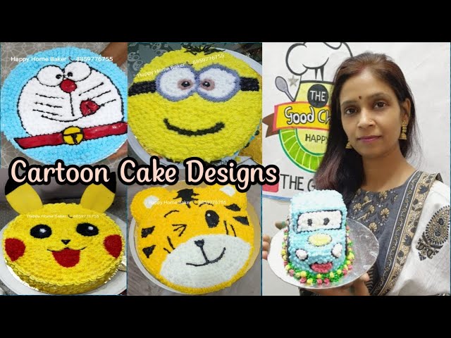 Beautiful Cartoon Cake Designs/Kids Birthday Cake Design/#thegoodcheffhappy#cake#beautifulcakedesign