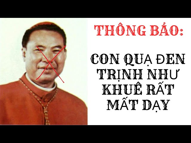 CON QUẠ ĐEN TRỊNH NHƯ KHUÊ RẤT MẤT DẠY