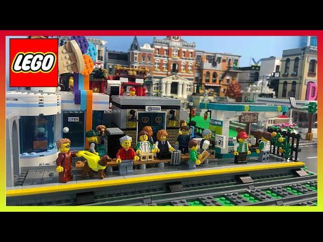 I Added a Train Station to The LEGO CITY!