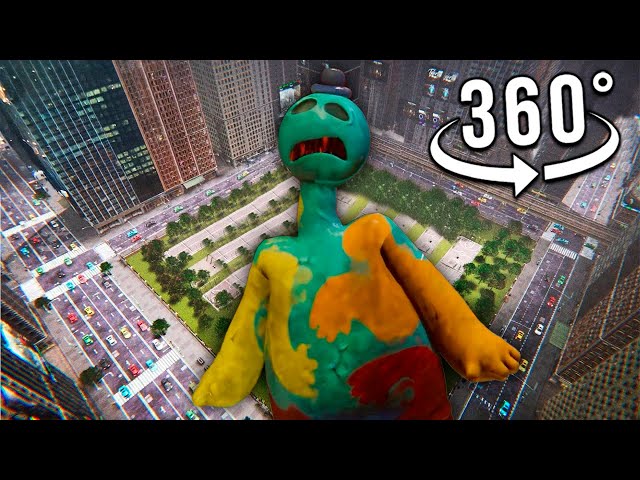 Doey the Doughman - City in 360° Video | VR / 4K (Poppy Playtime Chapter 4)