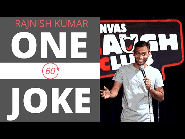 One Minute Joke | Stand up comedy by Rajnish Kumar