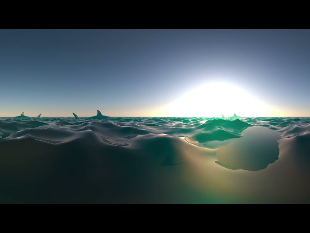 C4D Ocean 8K 360 VR (virtual reality)