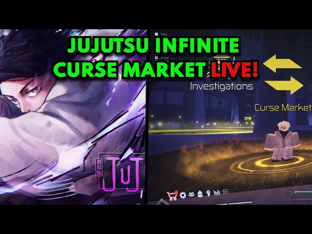 [RELEASE] Jujutsu Infinite CURSE MARKET LIVE!🔴| NEW JUJUTSU INFINITE CODES!