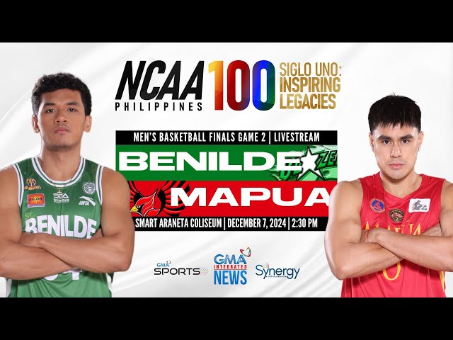 Mapúa vs Benilde (Men’s Basketball Finals) | NCAA Season 100 - Replay