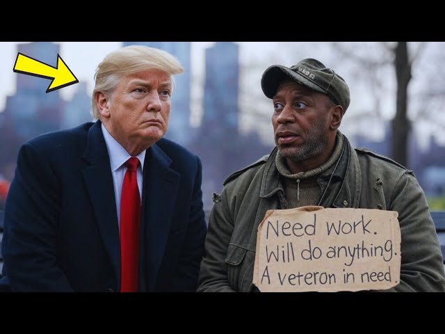 Trump Stops for a Homeless Veteran; The Result Will Completely Surprise You