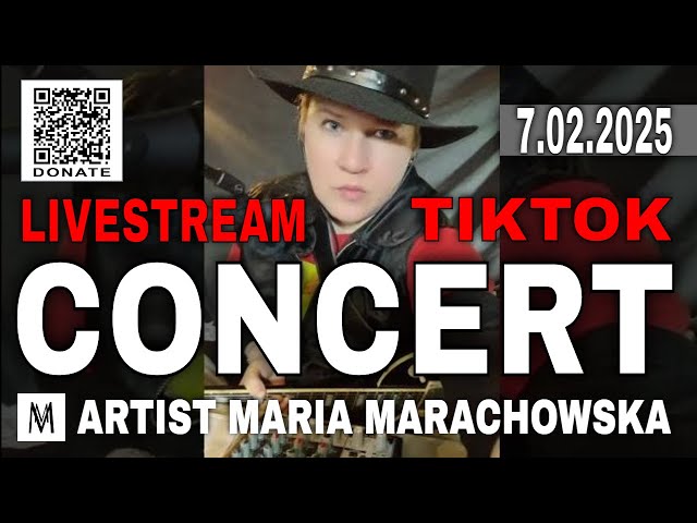 Maria Marachowska Livestream Concert on TikTok 7.02.2025