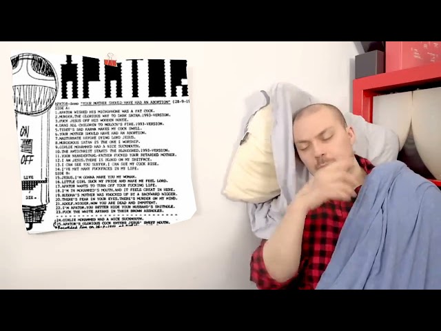 YTP Short - Anthony Fantano falls asleep to Apator's "[REDACTED] in Praise of Black Satan"