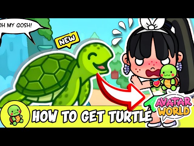 How to get the 🐢 Turtle in avatar world || new update in pazu avatar world