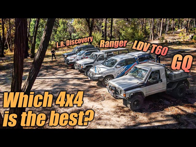 OFFROAD Challenge | GQ Patrol vs Ford Ranger Vs Land Rover Discovery