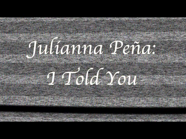 Julianna Peña: I Told You (Full Documentary)