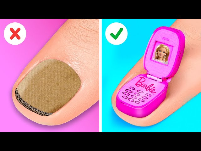 DIY Barbie Phone from Cardboard 💖🤩 Unusual Paper Game Book and Ideas