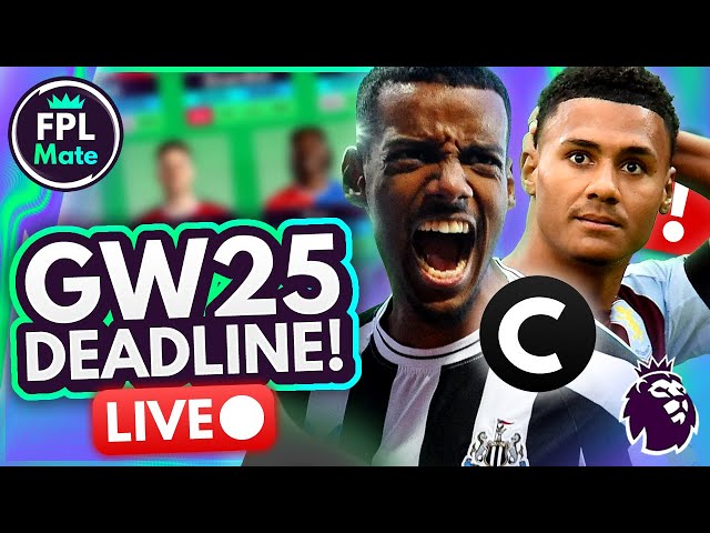 FPL GW25 DEADLINE STREAM ⏰ HUGE CHIP STRATEGY UPDATE! 🤞🏼🚨 | Gameweek 25 Fantasy Premier League 24/25