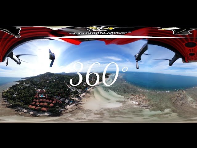 Haad Chao Phao Beach 360° 2017 Koh Phangan / Thailand / overflown with my drone