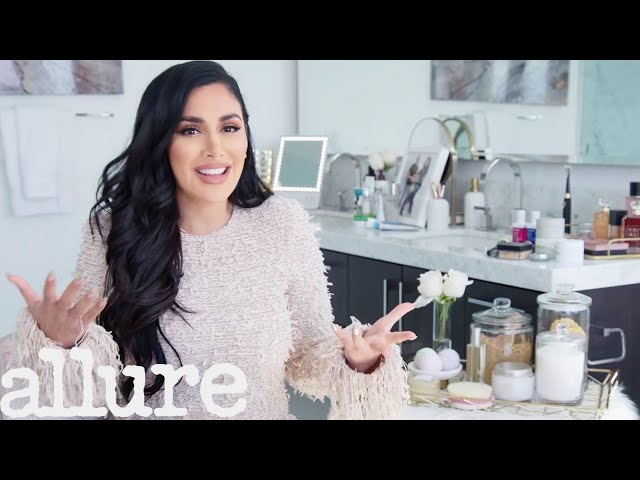 Huda Kattan's Glamorous Bathroom Tour | Beauty Spaces | Allure