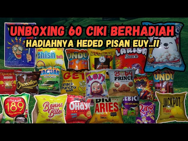 Hunting Hadiah Uang dan Mainan dari Banyak Jajanan ciki berhadiah,snack berhadiah,kado berhadiah