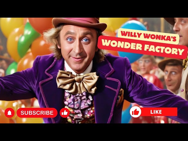 "🍭 Willy Wonka's Wonder Factory: A Whimsical Chocolate Adventure! 🍫✨"