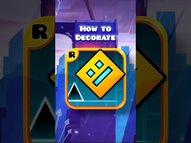 How To DECORATE in Geometry Dash! #geometrydash #gd