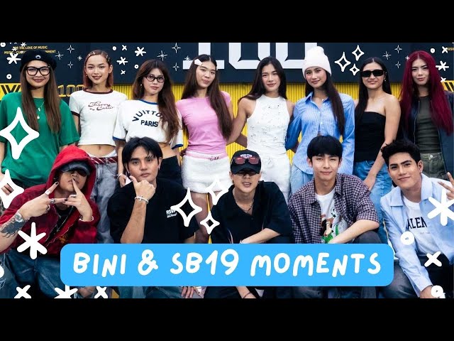 BINI & SB19 Interaction | BINI VIDEOS