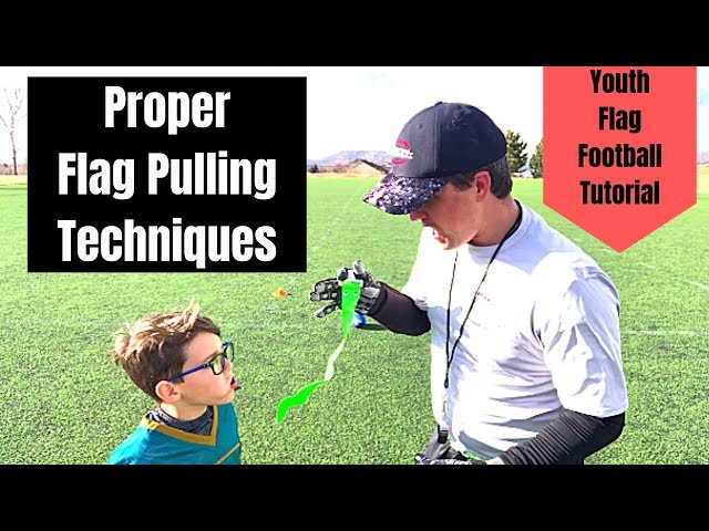 Youth Flag Football Tutorial | Proper Flag Pulling Techniques for Beginners | Pull More Flags