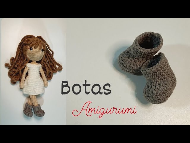 BOTAS DA BONECA MELISSA - Amigurumi