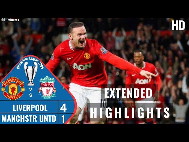 Liverpool vs Manchester United | Premier League Highlights 2009 | Full HD (1-4)