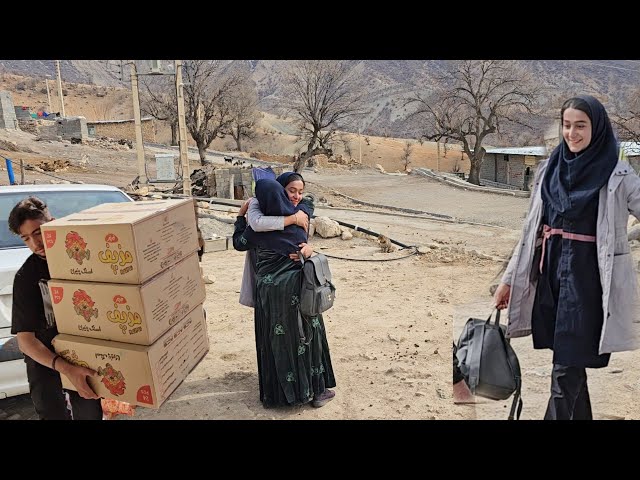 Nasrin's Return From School and Her Family's Joy at Seeing Her