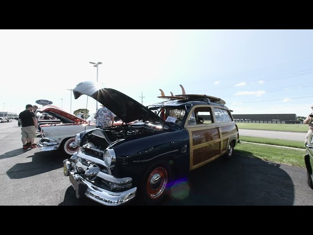 8K VR180  Ford Car Show 2022 Woodie