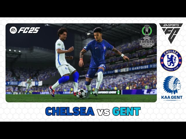 CHELSEA vs KAA GENT - UEFA Conference League 2024/25 - EA SPORTS FC 25