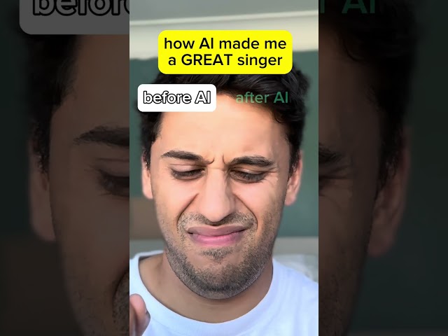 how AI made me a GOOD singer