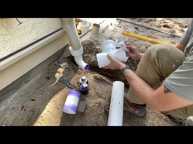 EASY PVC gutter drainage for your home explained